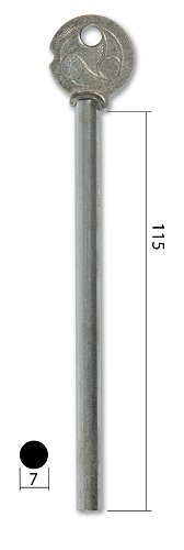 Ригель круглый R7-12 Гравер