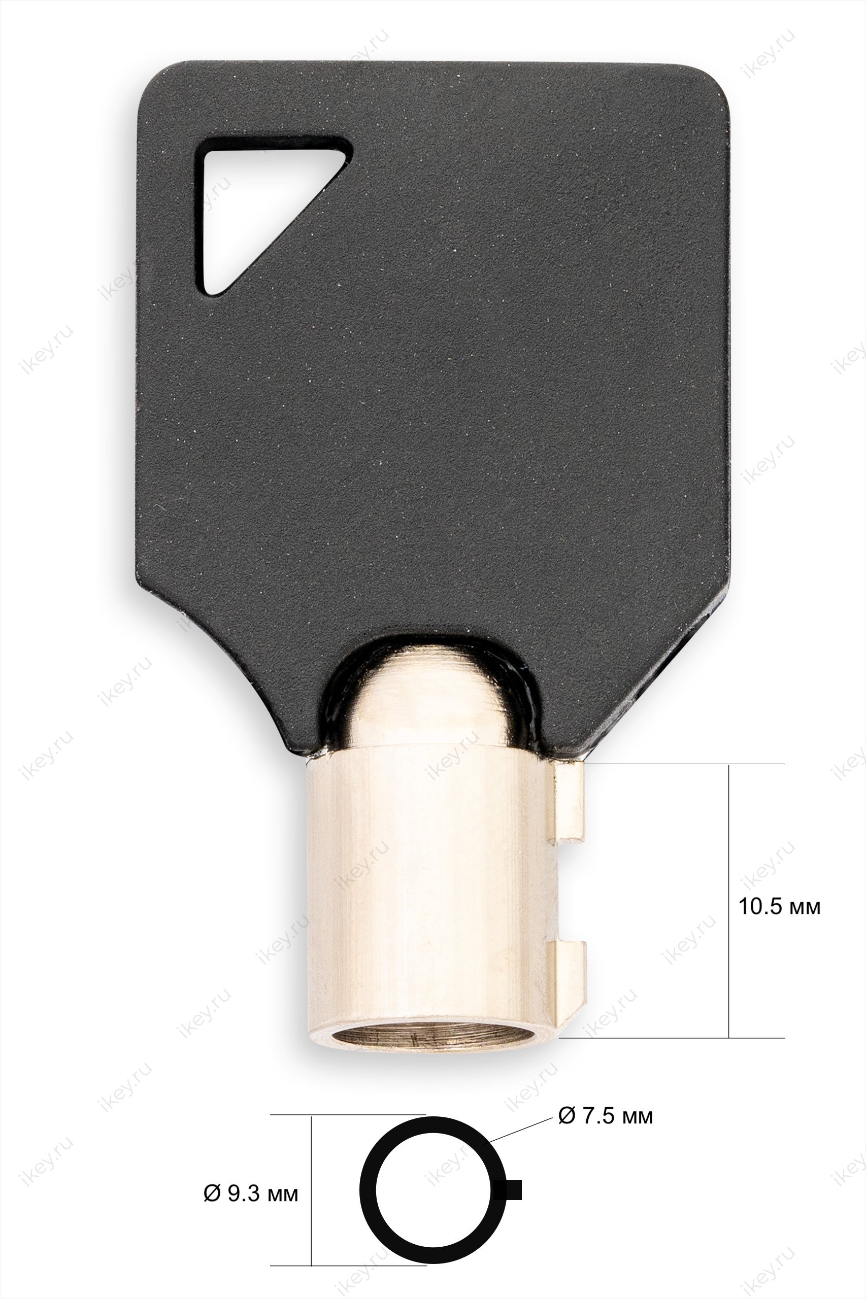 Трубчатый 9.3/7.5 пластик - 1