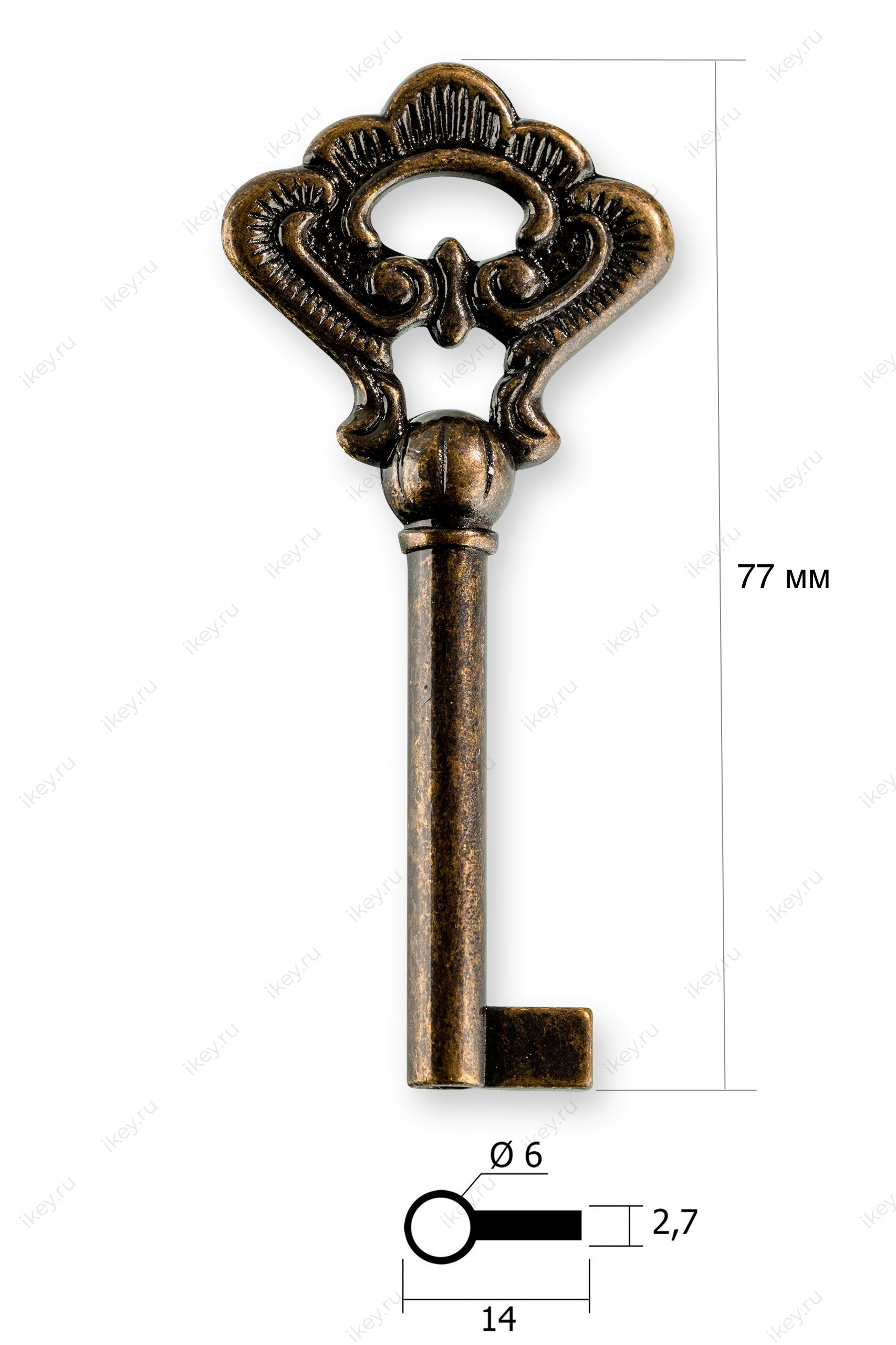 Заготовка ключа для мебели №22 - 1