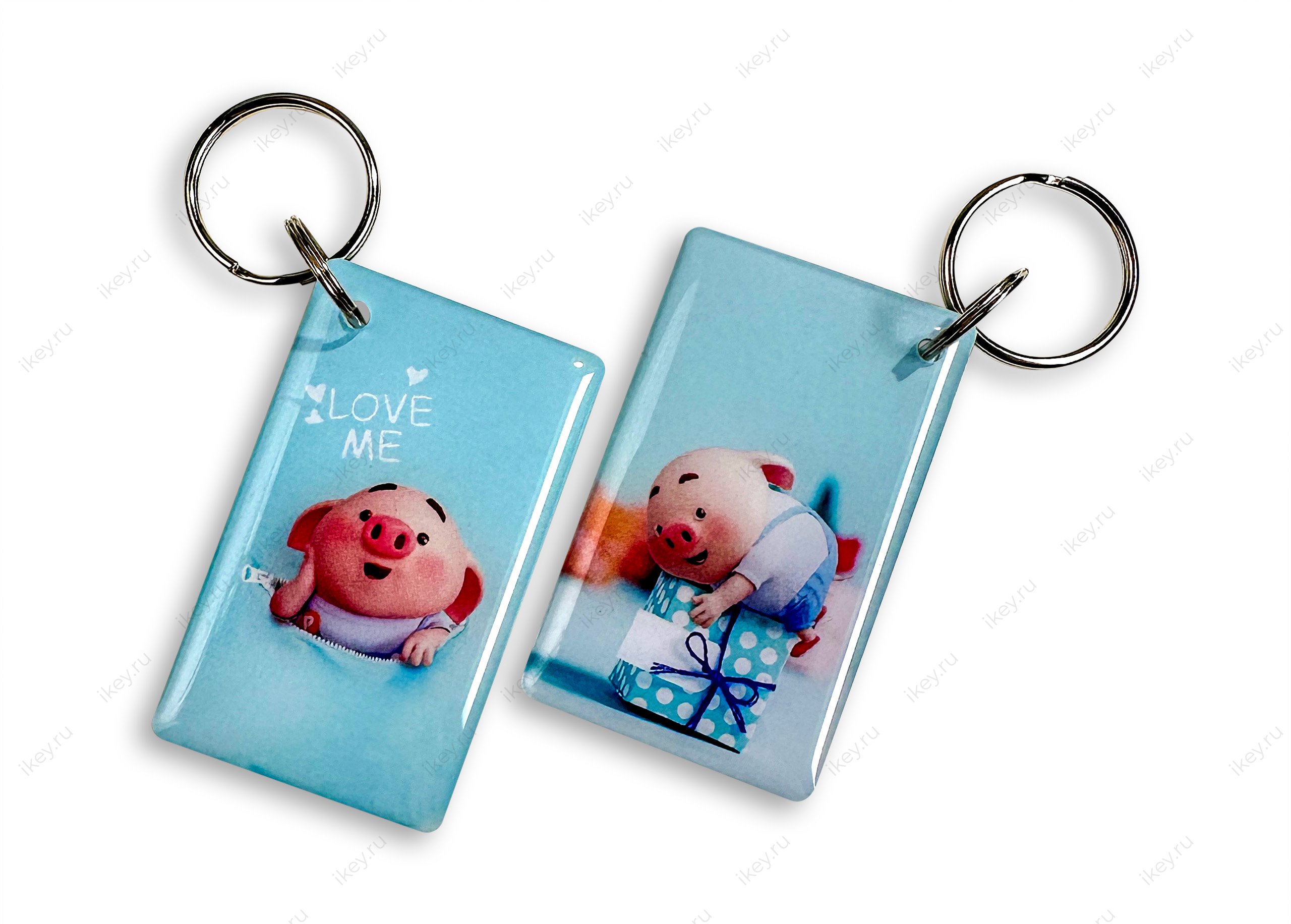 Поросёнок голубой Epoxy (чип MF-3) - 1