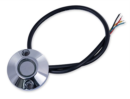 Считыватель накладной  TM с подсветкой, хром