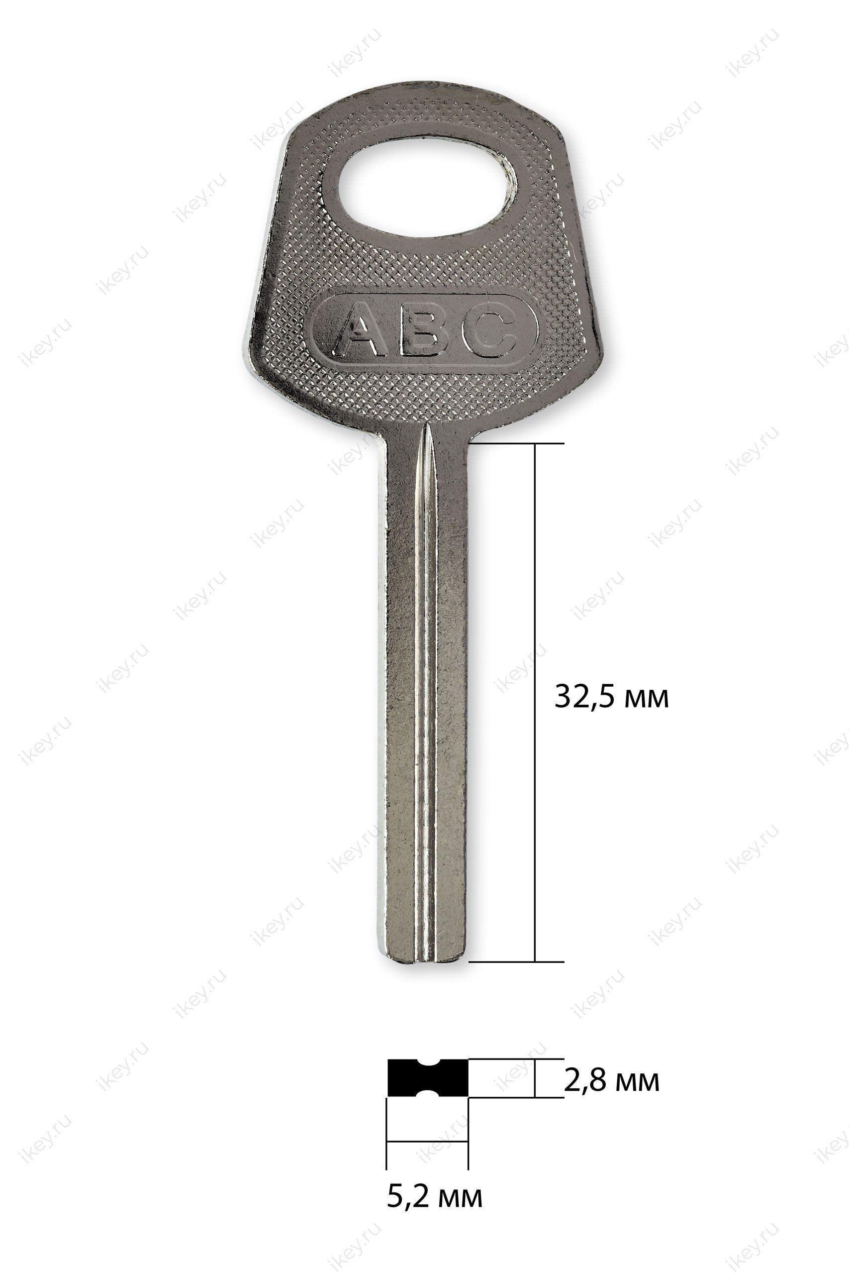 SOLEX квадр. с пазом (33мм) - 1