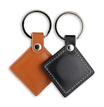 Заготовка, кожаный брелок «Ромб» (H2)