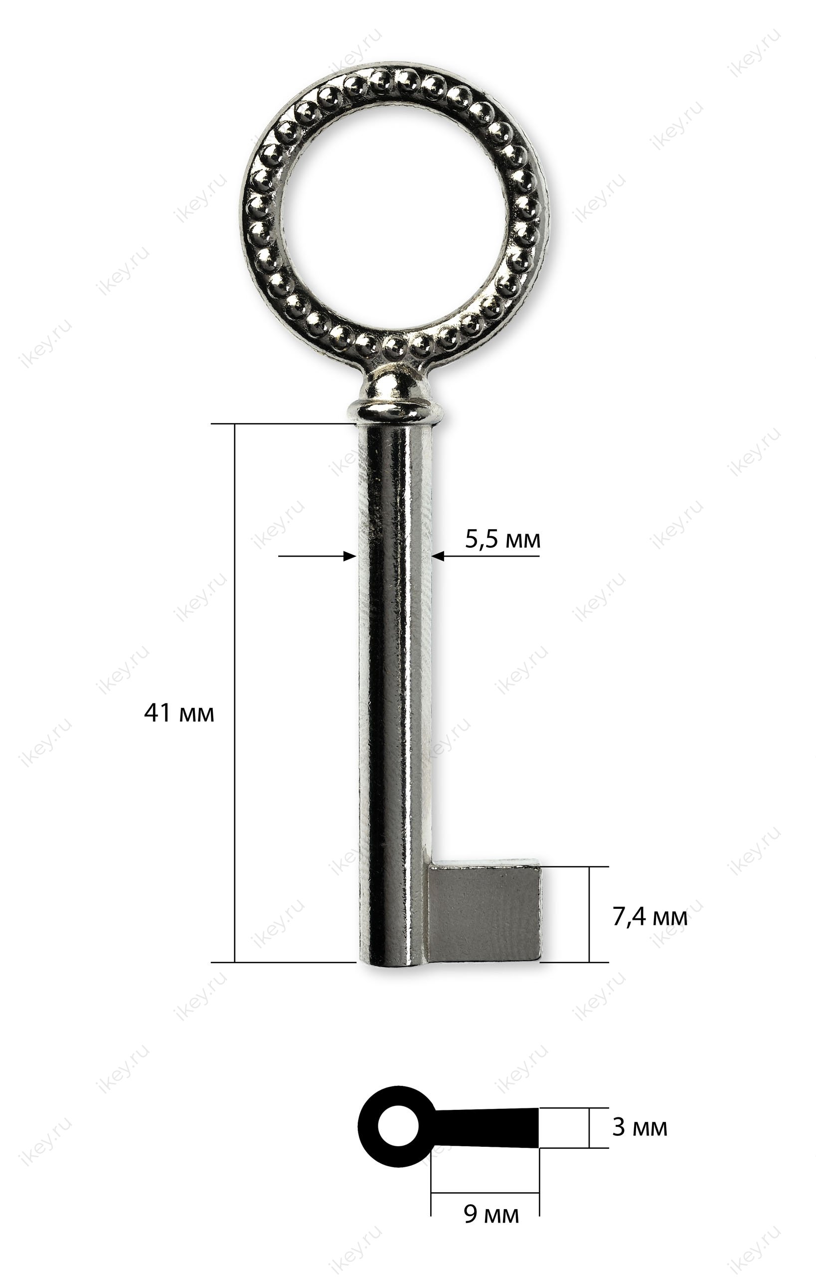 Заготовка ключа для мебели №15 - 1