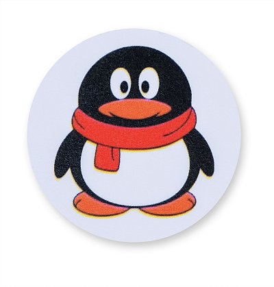 Заготовка, самоклеящийся диск "Пингвин" (чип H2)