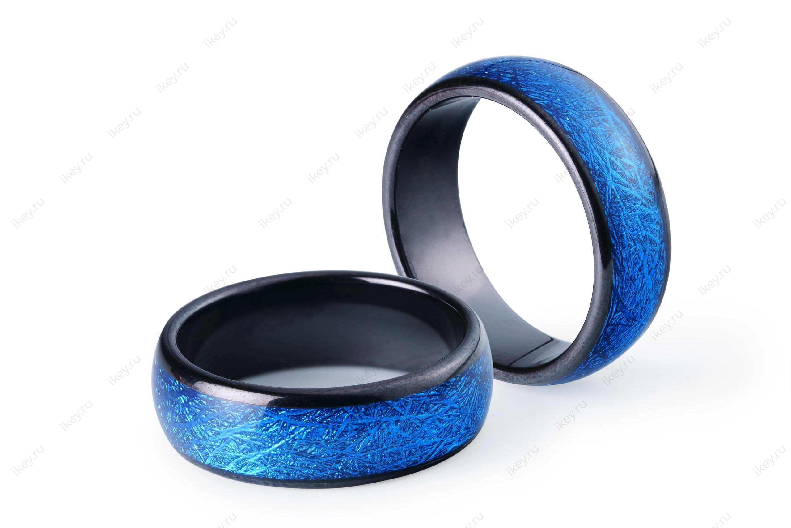 Заготовка, кольцо голубое (чип H2) - 1