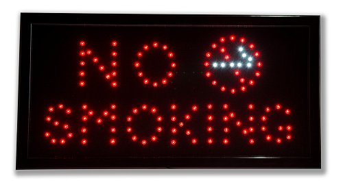 Светодиодная табличка «No smoking» (СТ008)