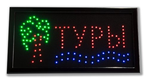 Светодиодная табличка «Туры» (СТ030)