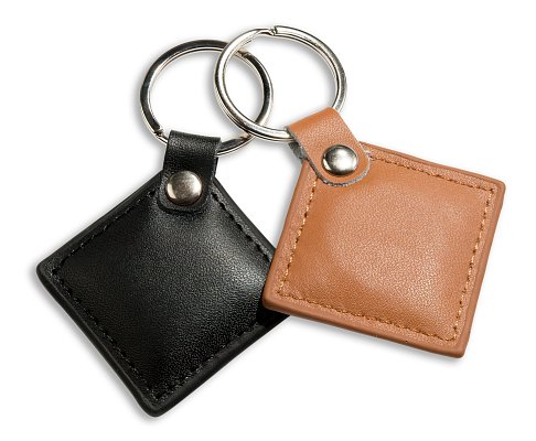 Заготовка, кожаный брелок «Ромб» (чип MF-3)