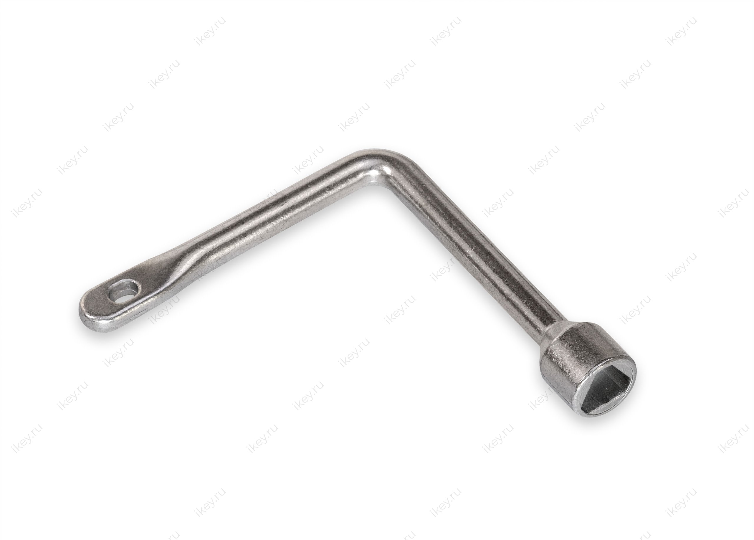 Ключ ж/д проводника Треугольник 9х13 мм с изогнутой ручкой - 1