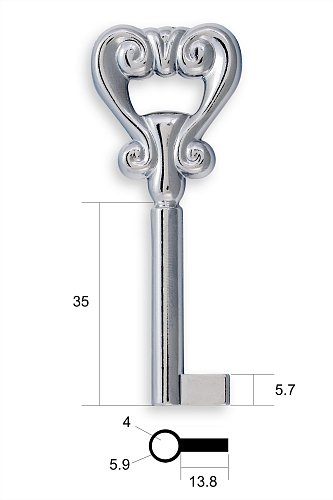 Заготовка ключа для мебели №24