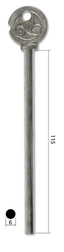 Ригель круглый R6-12 Гравер