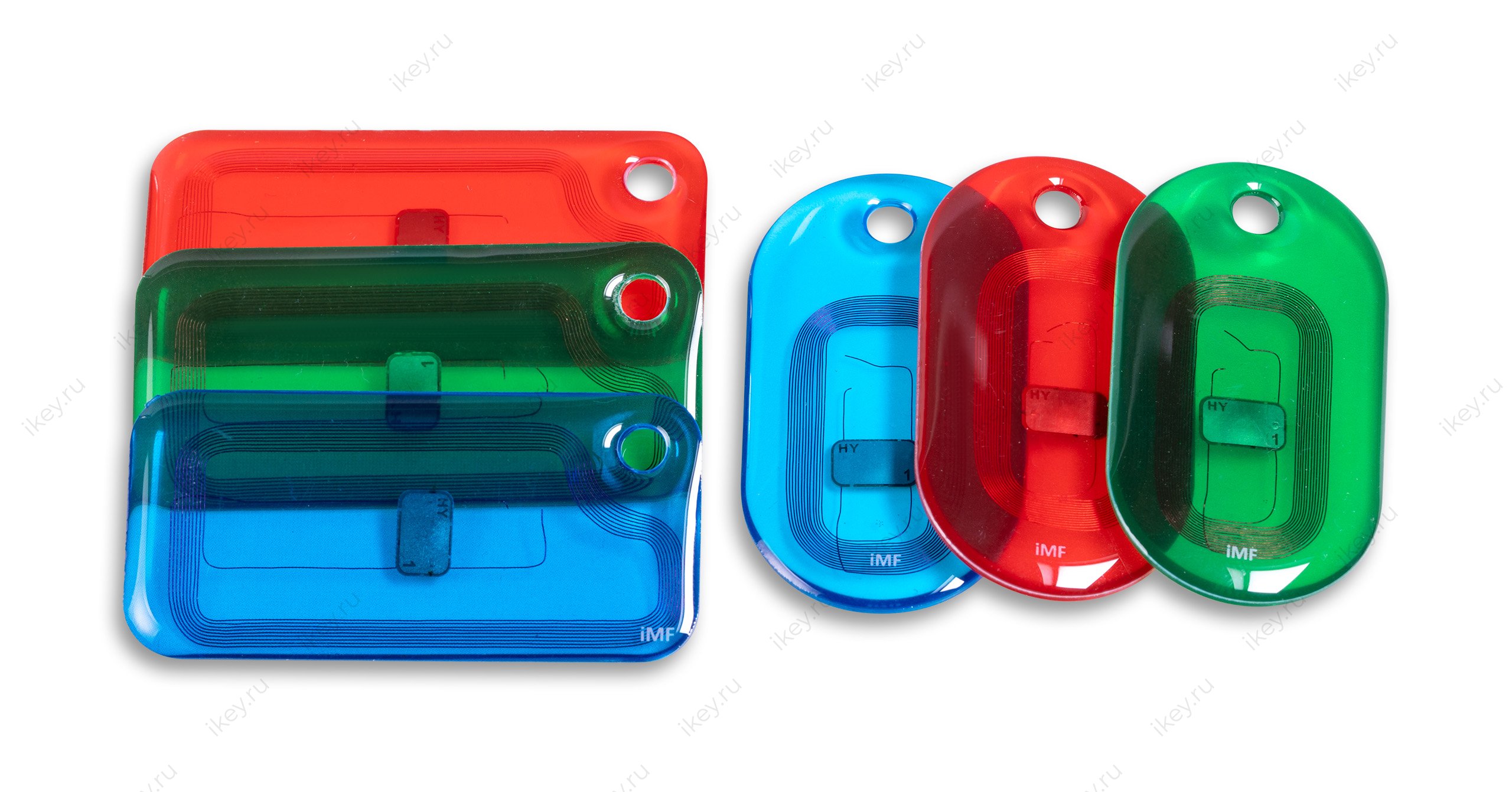 Заготовка, брелок "Прозрачный" (чип iMF) - 1